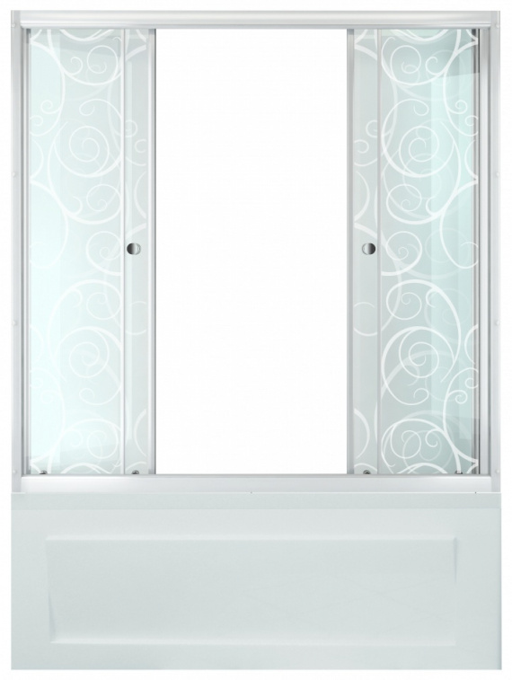 Шторка 2 двери 1700 Аква, Узоры