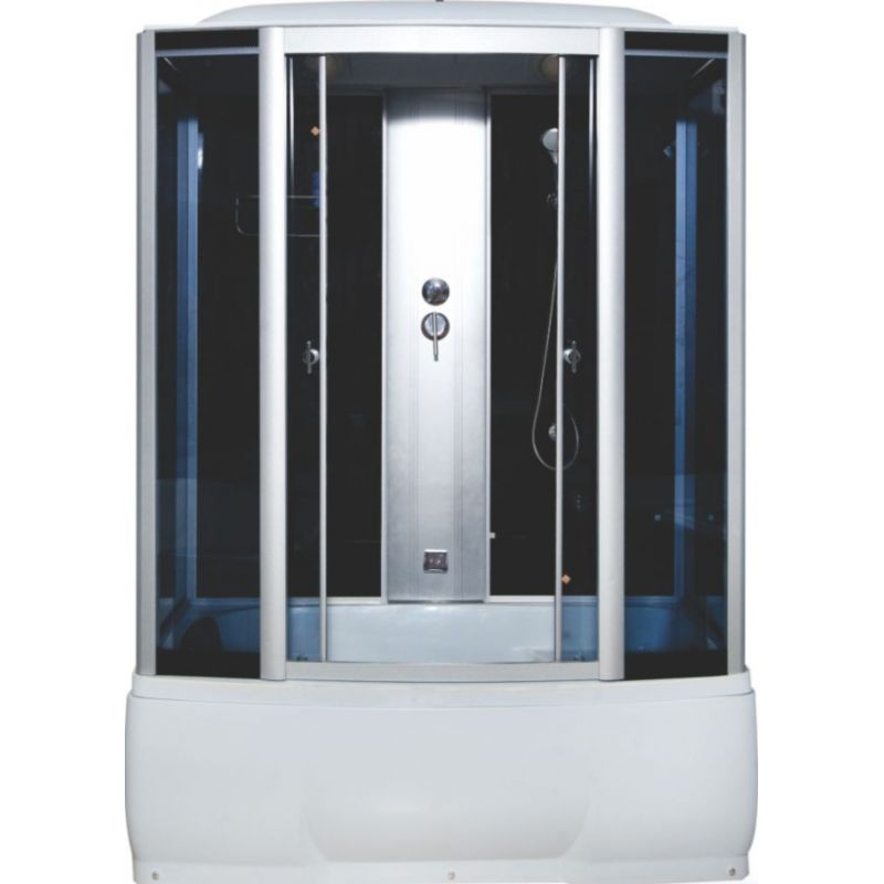 Душевая кабина Водный Мир ВМ-8207 черный 150x85 см