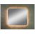 Зеркало Burzhe LED 800х700 с бесконтактным сенсором, теплая подсветка