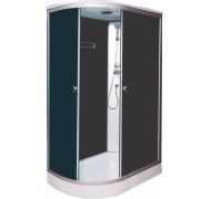 Душевая кабина Водный Мир ВМ-877Е черный 80x120 см