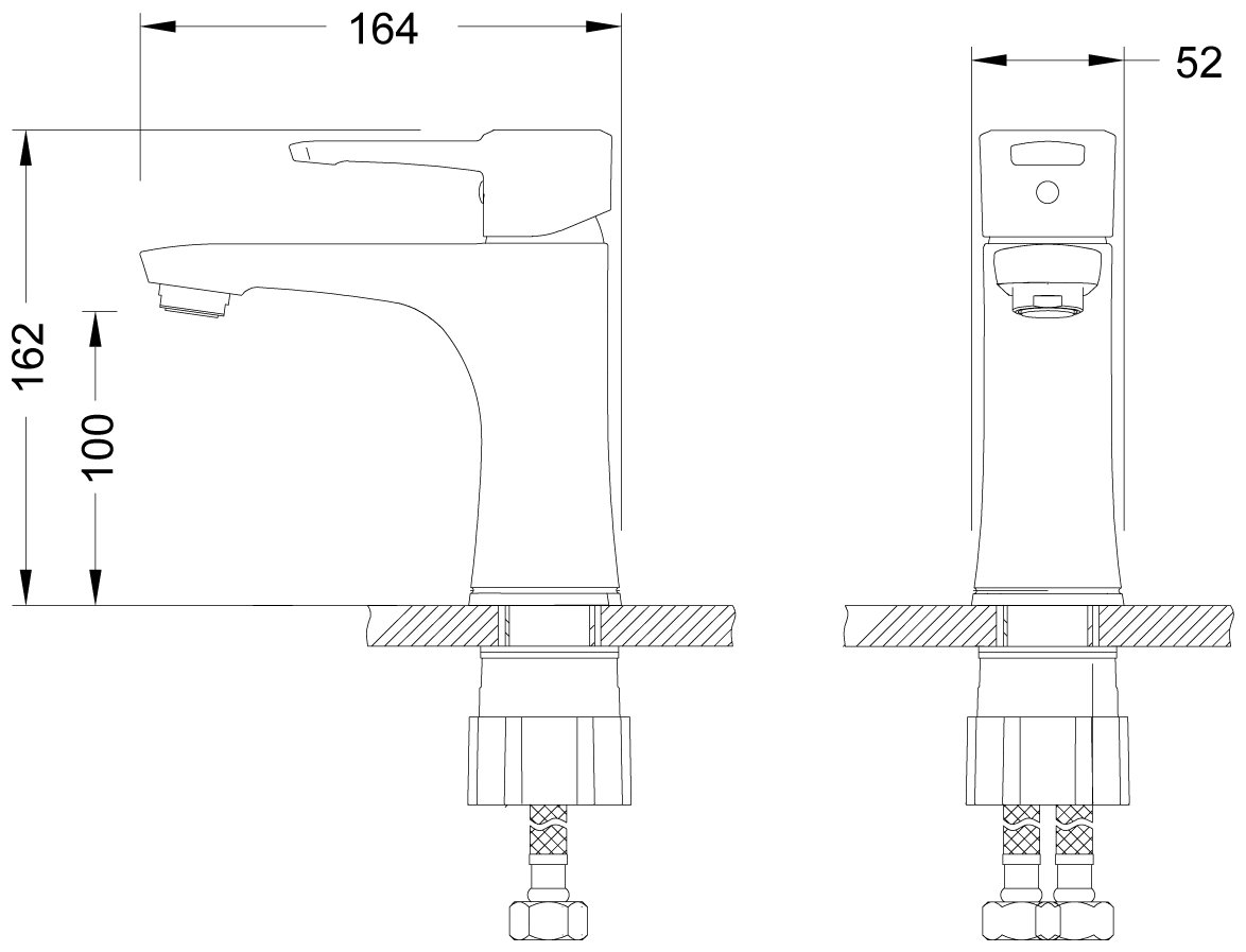 Смеситель для раковины LEMARK LM0506C хром