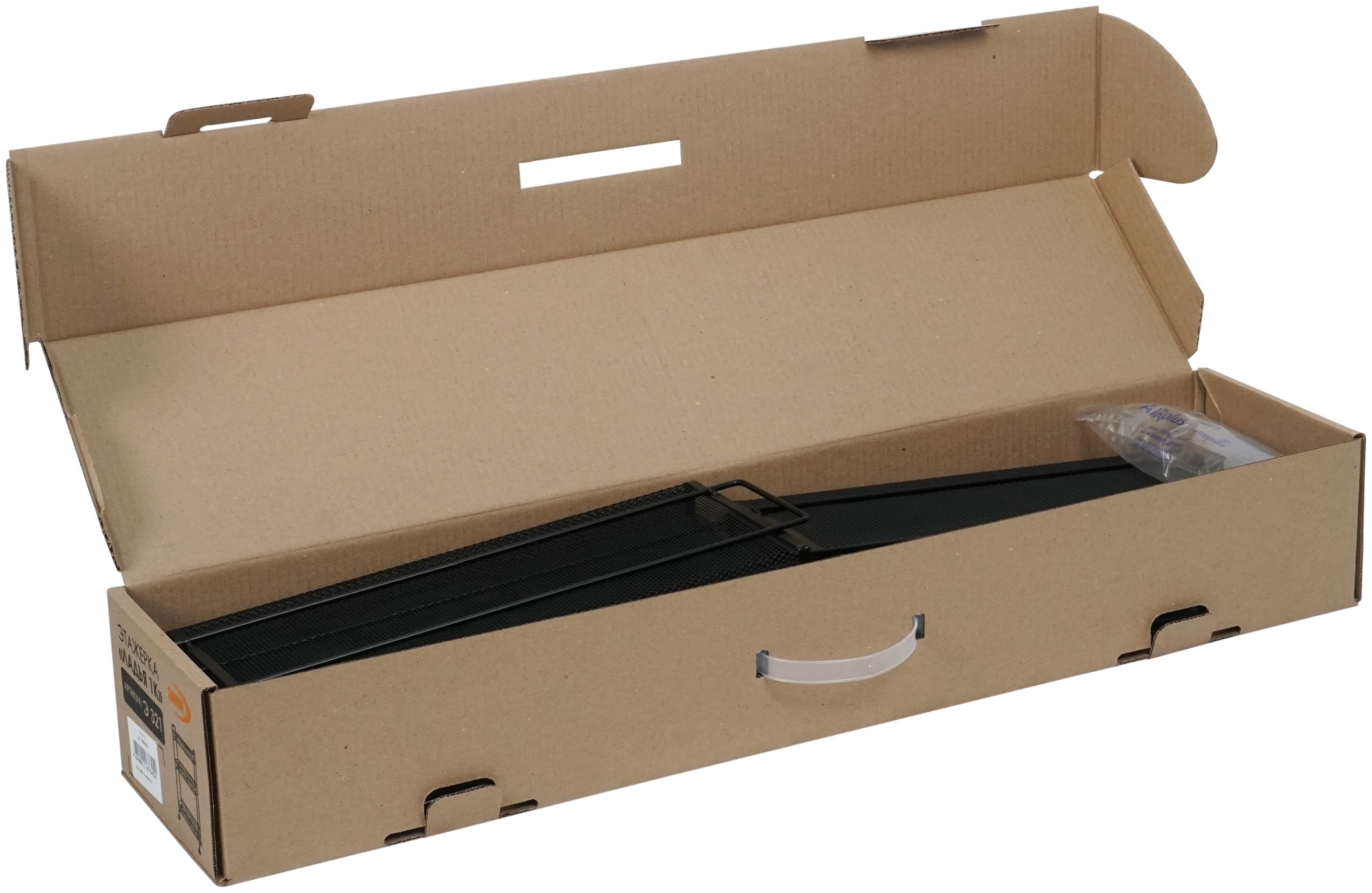 Этажерка "Ладья 1К" черный Соликамск