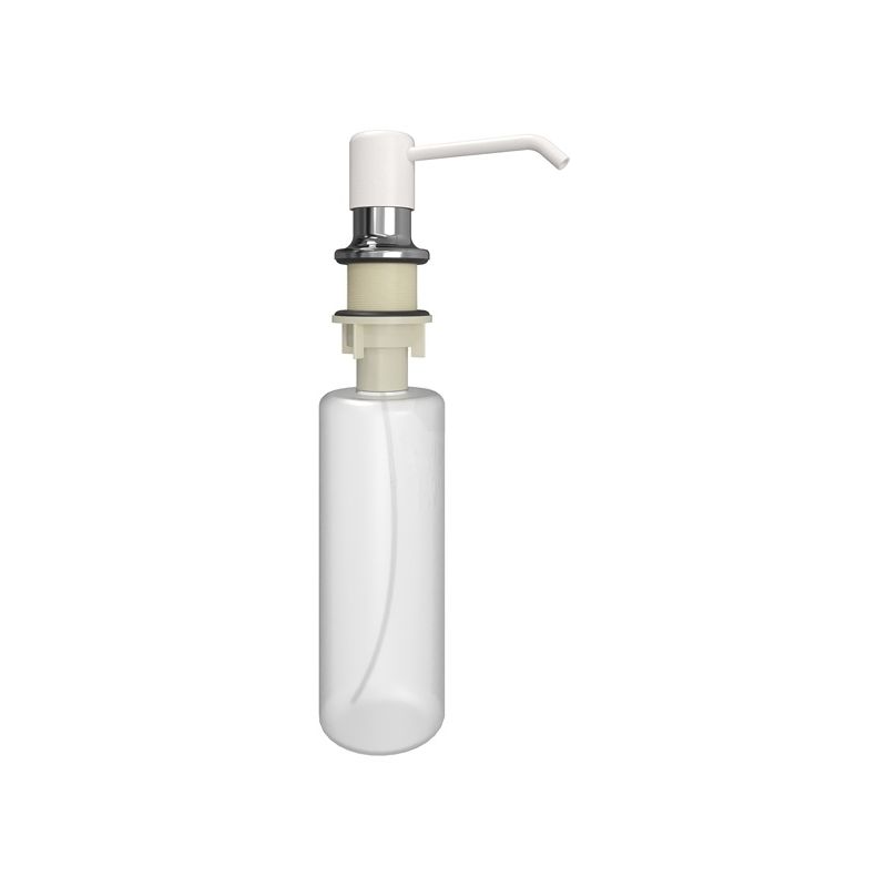 Дозатор для жидкого мыла врезной ML-D01 белый (331) объем 330 мл