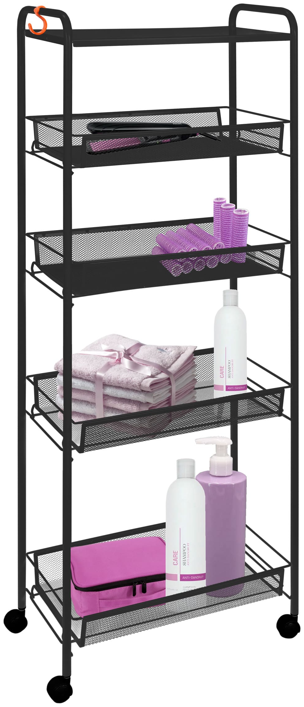 Этажерка "Ладья 25КС" Черный. Соликамск