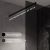 Душевая перегородка STWORKI Берген 100 см, профиль черный матовый, тонированое стекло
