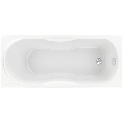 Акриловая ванна DIWO Ярославль 170x70 прямоугольная, пристенная, с каркасом