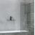 Шторка на ванну DIWO Анапа неподвижная, 60х140, профиль хром глянцевый, прозрачное стекло