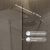Душевая перегородка STWORKI Берген 60 см, профиль хром глянцевый, прозрачное стекло