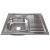 Мойка кухонная Mixline 528016 накладная нержавеющая сталь глянцевый хром