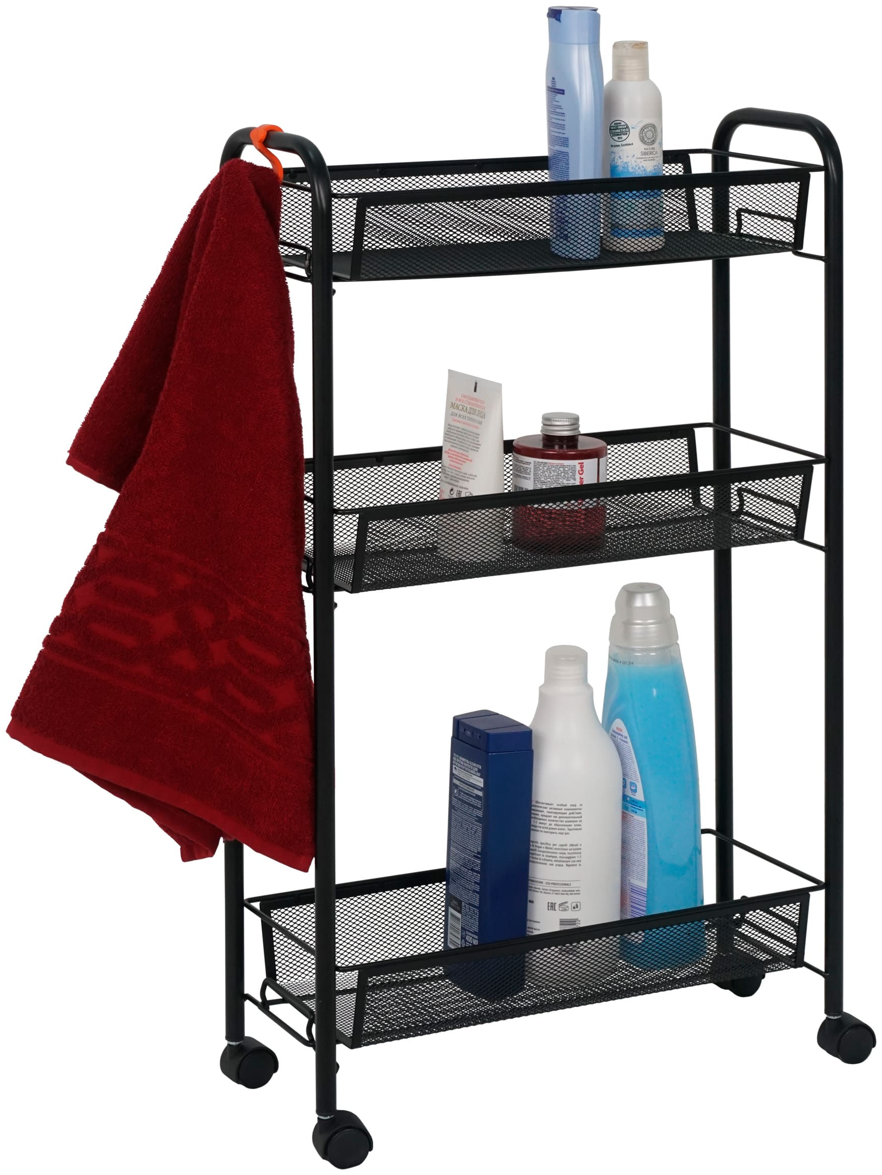 Этажерка "Ладья 1К" черный Соликамск