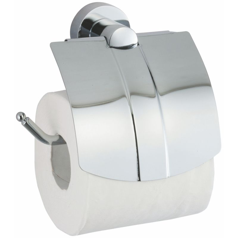 Держатель для туалетной бумаги WasserKRAFT К-9425 с крышкой хром