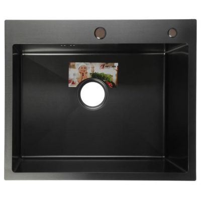 Мойка кухонная Aflorn AF96050F врезная нержавеющая сталь черный