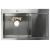 Мойка кухонная Aflorn AF97851-L врезная нержавеющая сталь хром