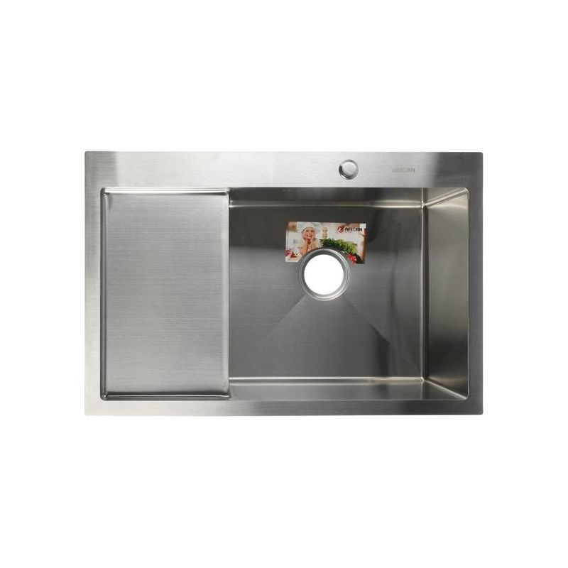 Мойка кухонная Aflorn AF97851-R врезная нержавеющая сталь хром