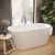 Акриловая ванна Artemis Bauci 160x80 белая глянцевая