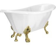 Акриловая ванна Artemis Ottovia 150x75 ножки золото