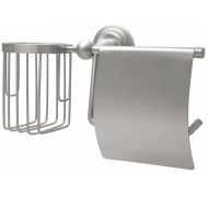 Держатель для туалетной бумаги и освежителя воздуха WasserKRAFT Ammer K-7059 с крышкой хром