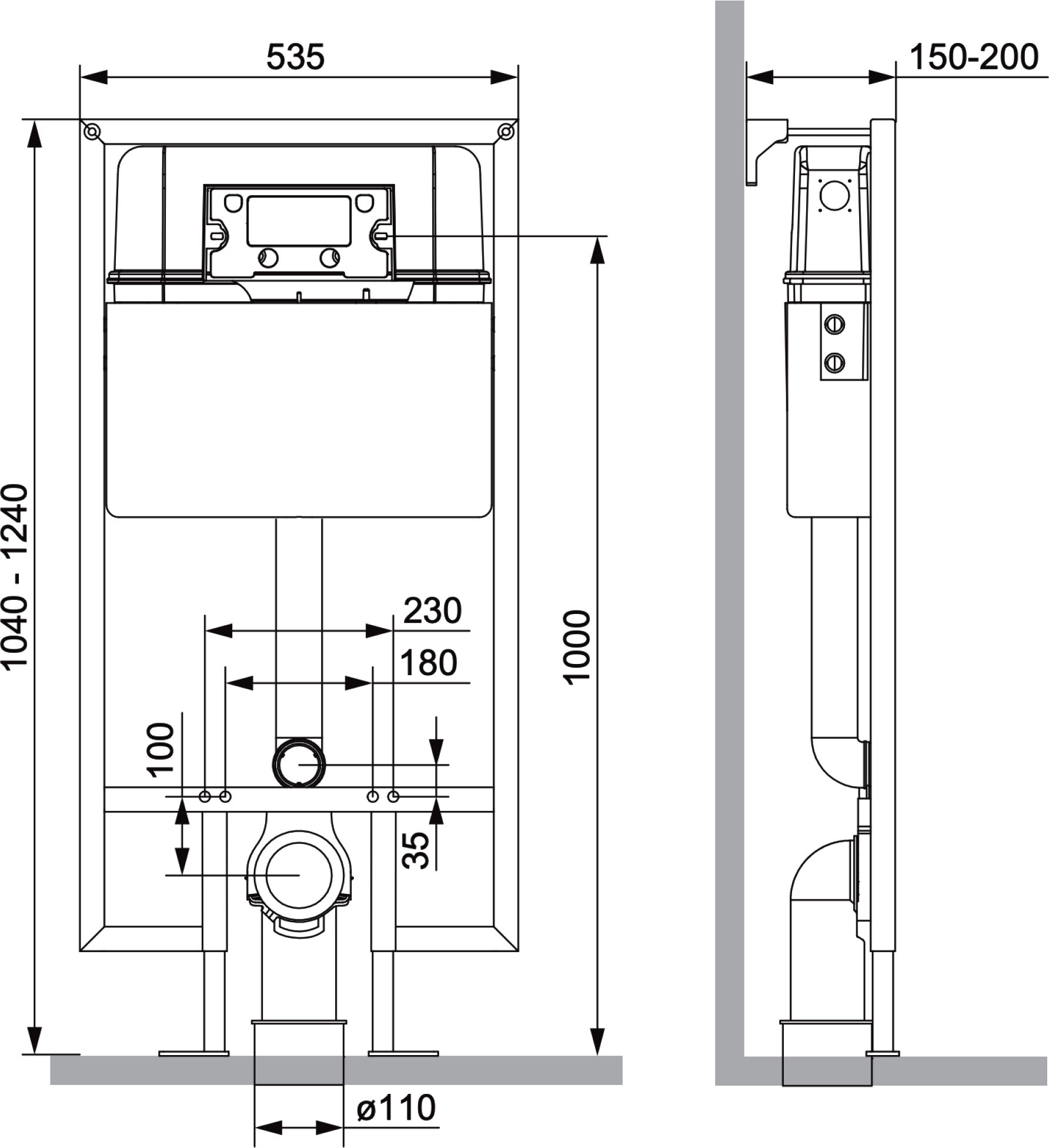 Комплект Унитаз подвесной BOCCHI Taormina Arch 1012-001-0129 белая + Крышка A0302-001 с микролифтом, глянцевая белая + Инсталляция STWORKI 510163 + Кнопка 230822 хром глянцевый + Биде подвесное 1121-001-0120 + Инсталляция AlcaPlast A105 /1120