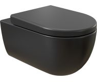 Унитаз подвесной BOCCHI V-Tondo 1416-004-0129 черный матовый, с микролифтом