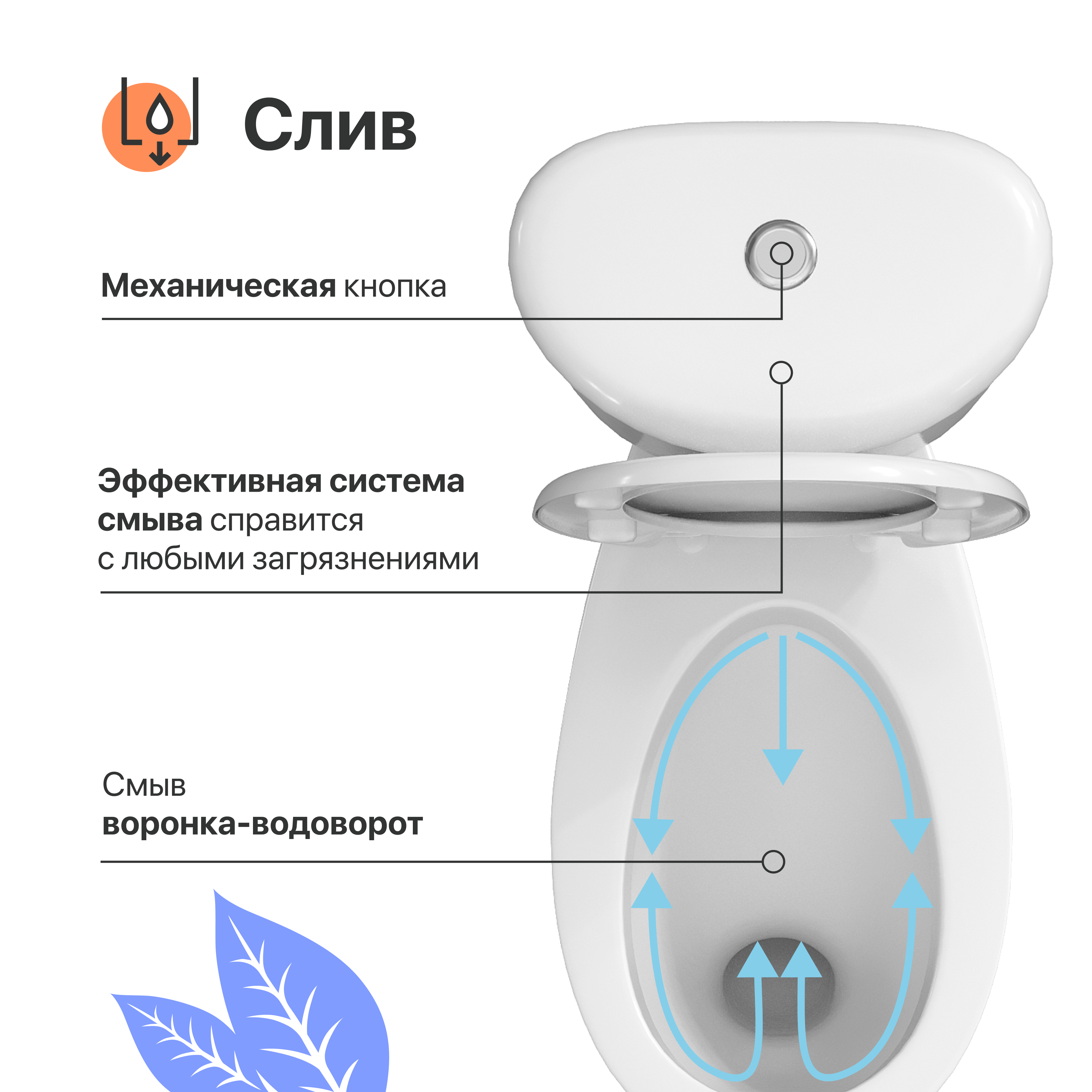 Унитаз-компакт DIWO Архангельск AR0005