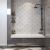 Шторка на ванну DIWO Коломна 4GW006 распашная, 70x150