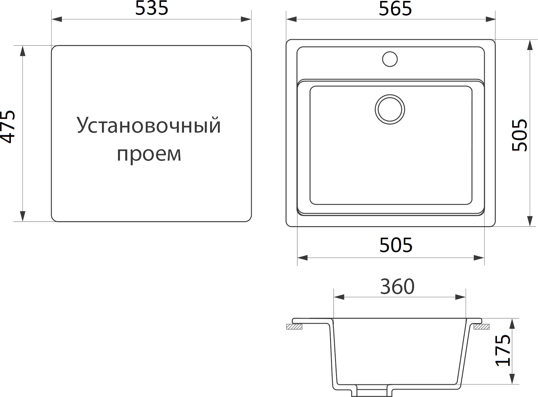 Мойка кухонная Domaci Бьелла DMC-06-307 терракот