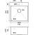 Мойка кухонная Domaci Равенна DM5151 нержавеющая сталь, встраиваемая, квадратная мойка на кухню