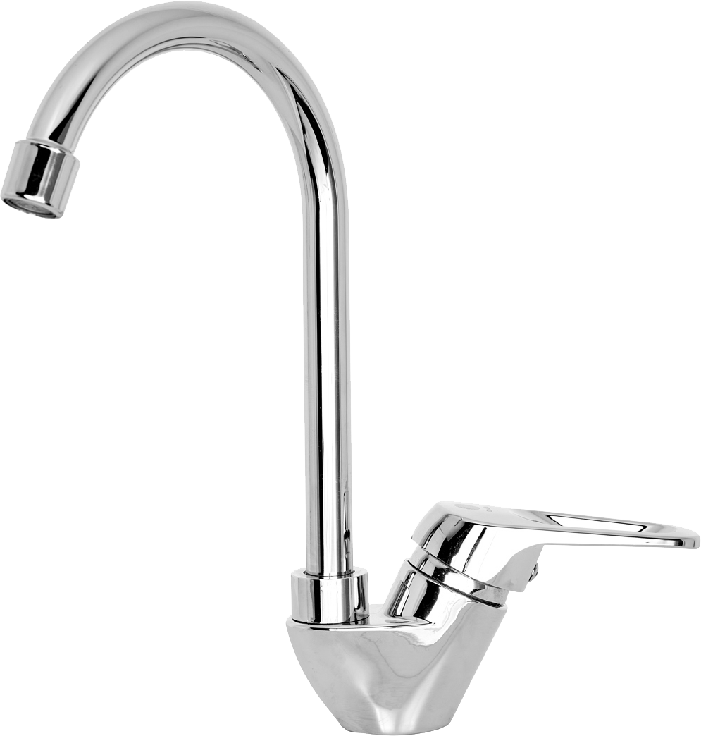 Комплект Мойка кухонная Domaci Равенна Ssik DCL 480*480 (6) T нержавеющая сталь, квадратная, российская, встраиваемая + Смеситель D11-001cr
