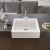 Мойка кухонная Domaci Сиена 50166-101 белый глянец, с 1 отверстием