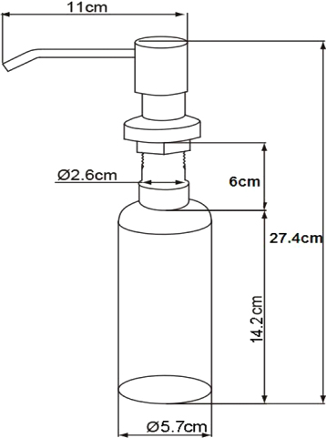 Комплект Мойка кухонная Domaci Солерно DMQ-1555.Р агат, 55х46 см, кварцевая, квадратная, белая, встраиваемая + Смеситель DC-3003 агат + Дозатор 401 агат