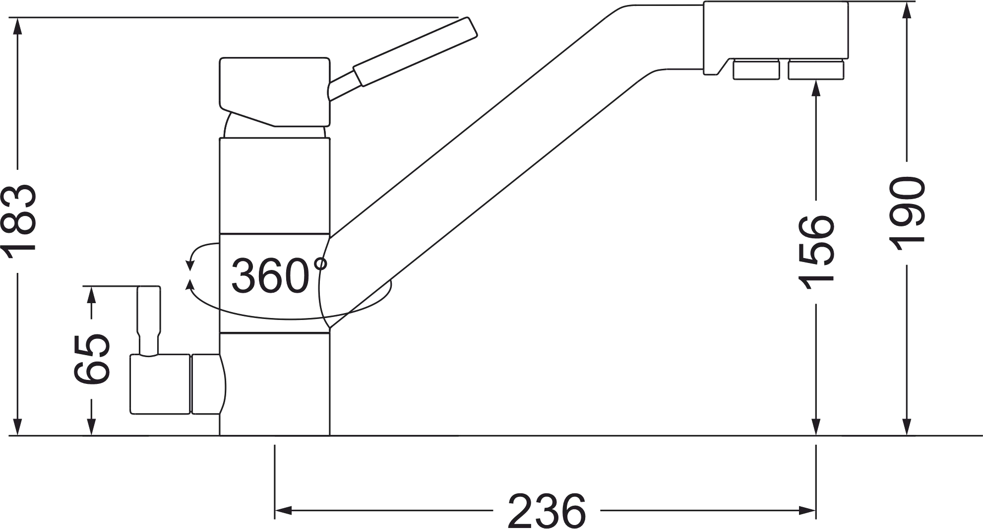 Комплект Мойка кухонная Domaci Солерно DMQ-1640.Q морион, черная, 58х38 см, прямоугольная, встраиваемая, кварцевая + Смеситель DC-3008 морион + Дозатор 401 морион