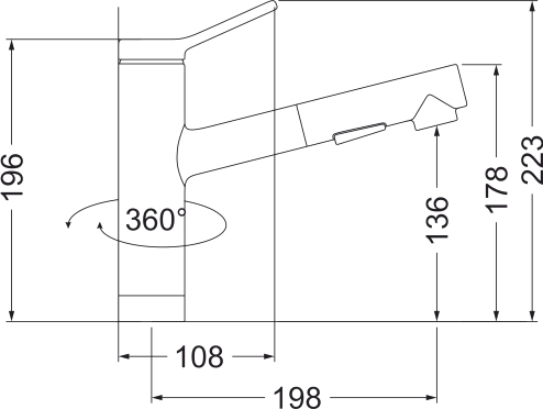 Комплект Мойка кухонная Domaci Солерно DMQ-1700.Q агат, 70х50 см, белая, кварцевая, с крылом, прямоугольная + Смеситель DC-3012 агат + Дозатор 401 агат