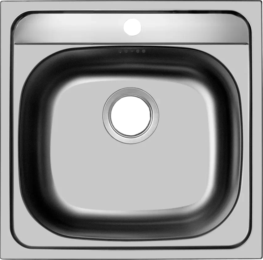 Комплект Мойка кухонная Domaci Равенна Ssik DCL 480*480 (6) TG + Смеситель MEGA Mega MG-BMK016 хром
