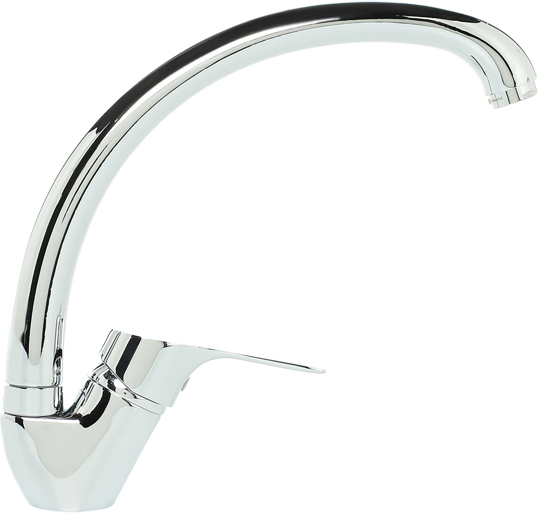 Комплект Мойка кухонная Domaci Равенна Rite DFA 577*447 (6) L2T L + Смеситель D45-002cr