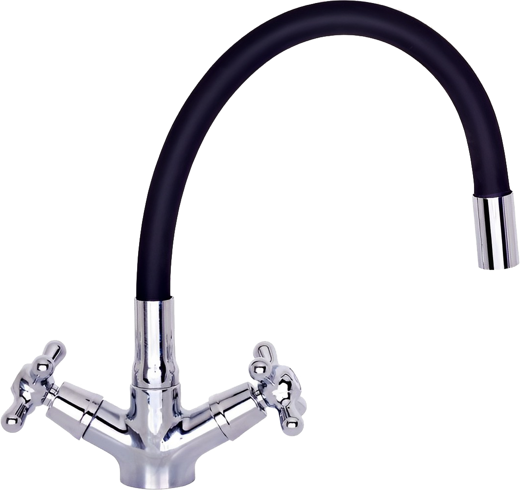 Комплект Мойка кухонная Domaci Равенна Dern DMO 400*400 (6) TG + Смеситель D03-007cr