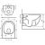 Комплект Унитаз подвесной Seramiksan Hill A031161H безободковая + Крышка Neon A030011 с микролифтом + Инсталляция VitrA 800-2013 с кнопкой смыва, хром