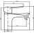 Смеситель для раковины STWORKI Осло HF-OS-02-000