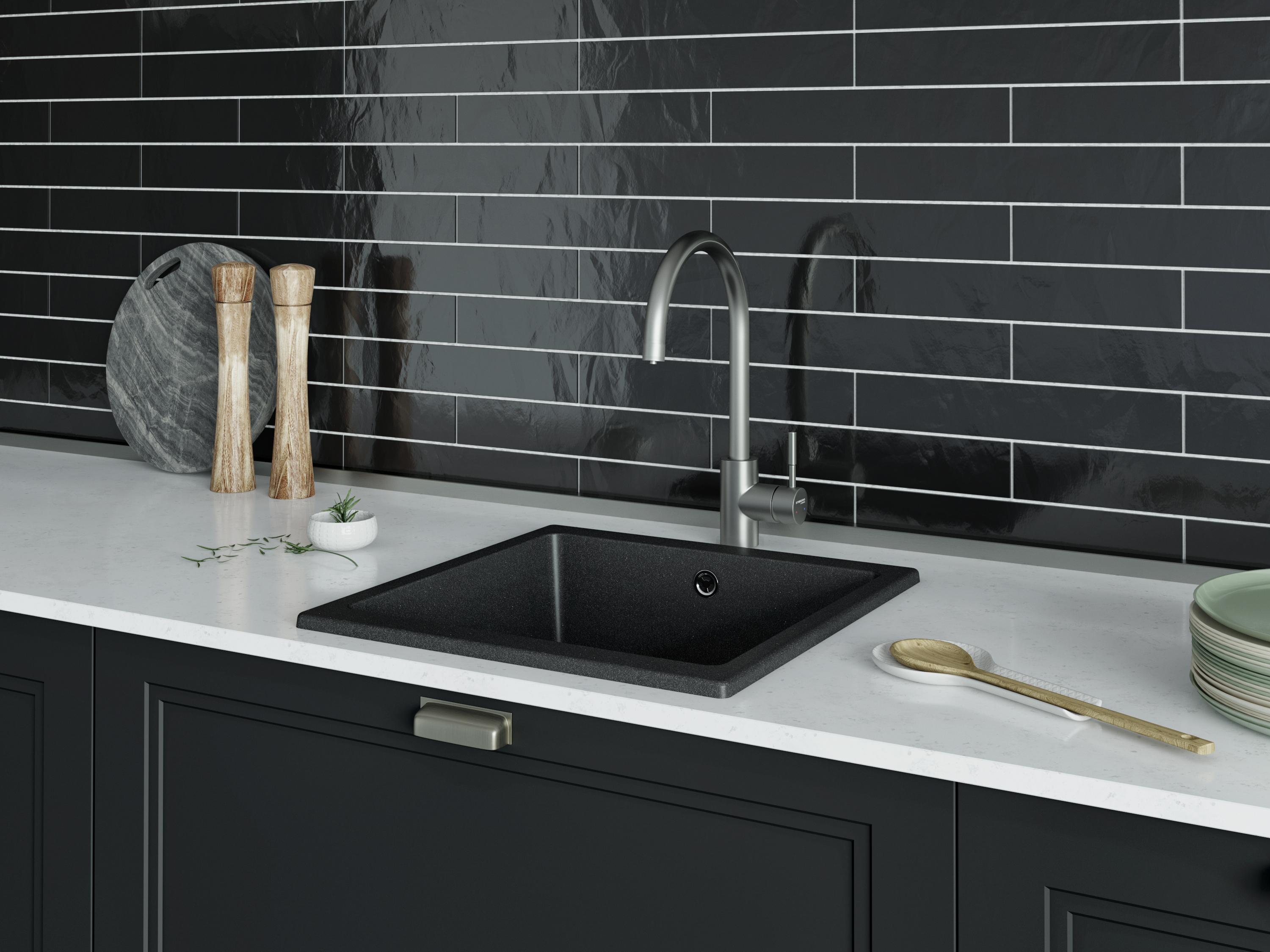 Смеситель для кухни STWORKI HSTW07200 никель