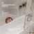 Акриловая ванна STWORKI Хальмстад 170х75, с каркасом
