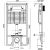 Комплект Унитаз подвесной STWORKI Скаген SK-09up безободковый, с микролитом + Инсталляция 510162 + Кнопка 230858 черный матовый