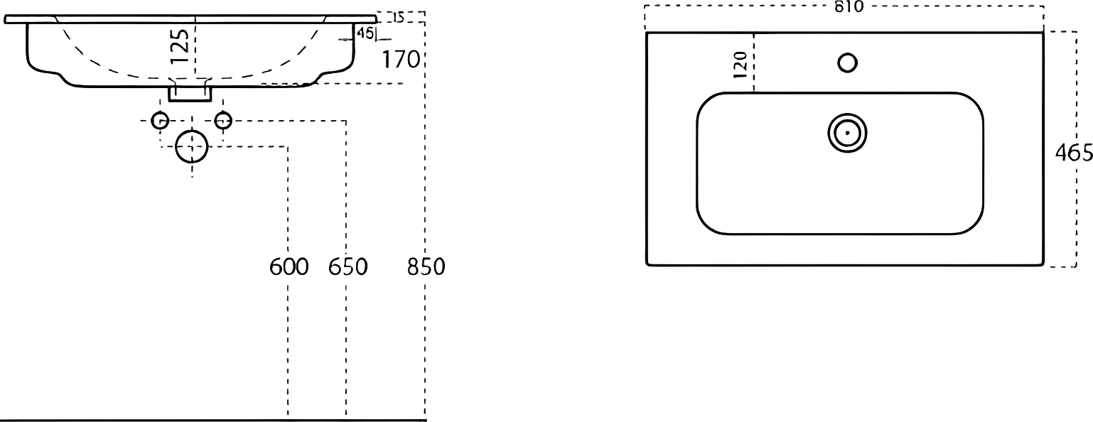 Раковина STWORKI Гриндстед 43081-112-KL антрацит