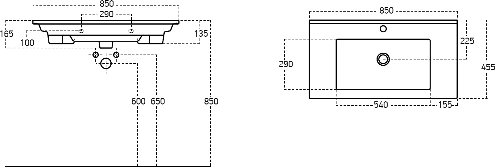 Раковина STWORKI Брамминг 85 9085-KL