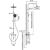 Душевая стойка STWORKI Хальмстад FT13110 со смесителем для ванны