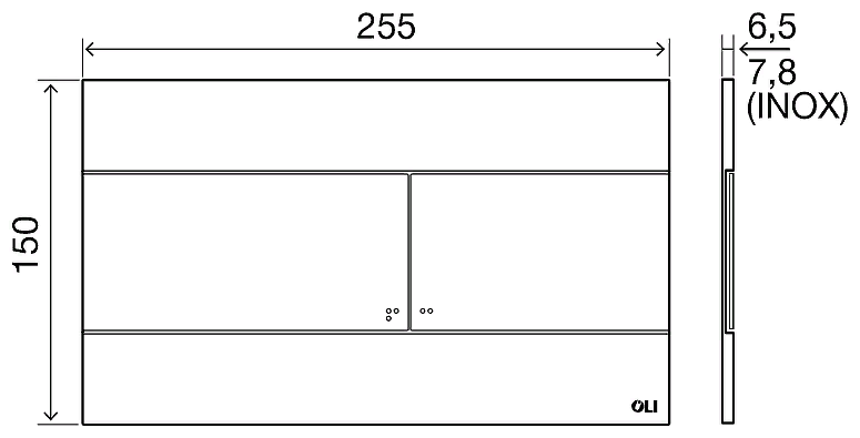  Кнопка:OLI OLIVEIRASLIM 659055/886040 ( ЧЕРНАЯ)
