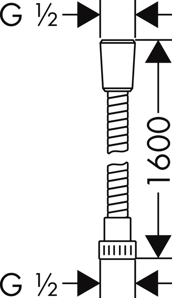Душевая стойка Hansgrohe Crometta 85 Unica 95.9 см