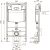 Комплект Унитаз подвесной Wanfald Lauta 47302100005 белый + Инсталляция EWRIKA ProLT 0026-2020 + Кнопка 0044 черная матовая