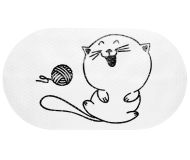 Коврик для ванны Happy Cats ПВХ клубок FOR-HC051