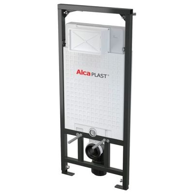 Рамная инсталляция Alcaplast AM101/1120 подвесная горизонтальный выпуск черный