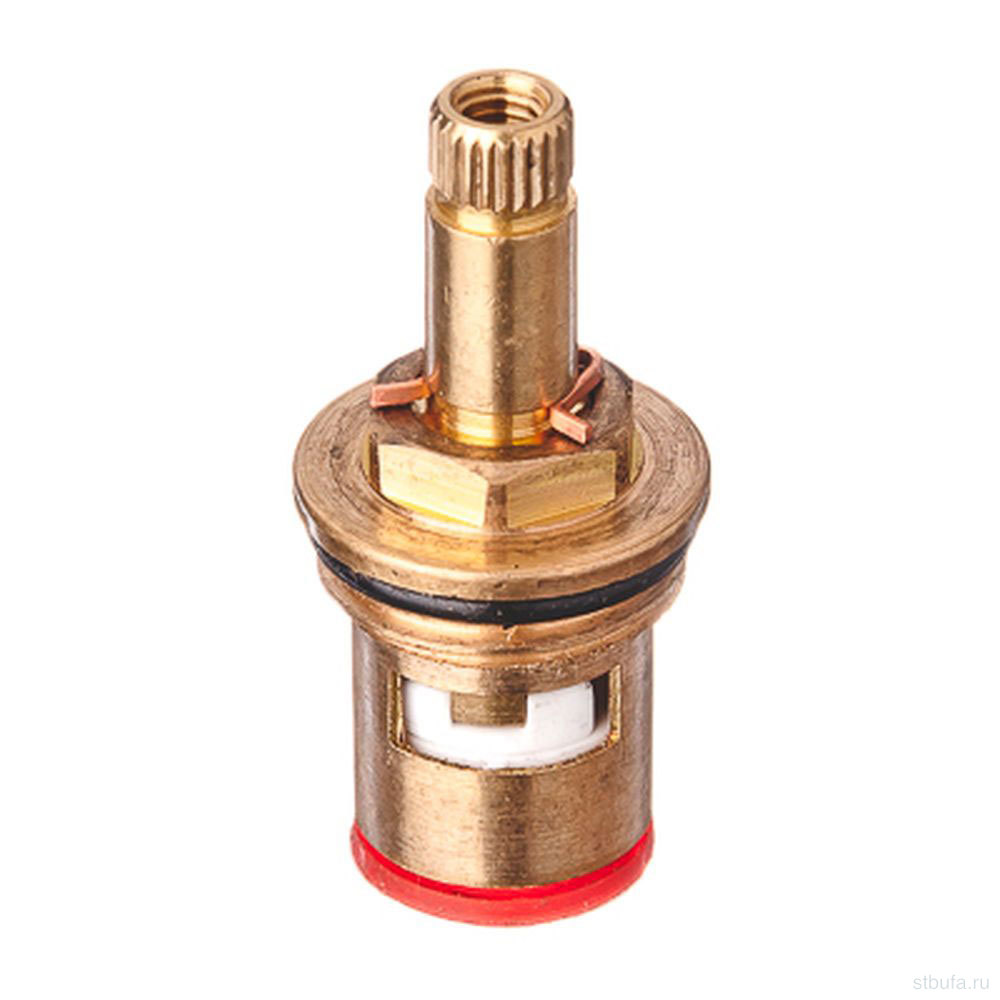 Кран-букса для смесителя 1/2", 24шл., шток 8х6мм, 90°, металлокерамика (2/500)