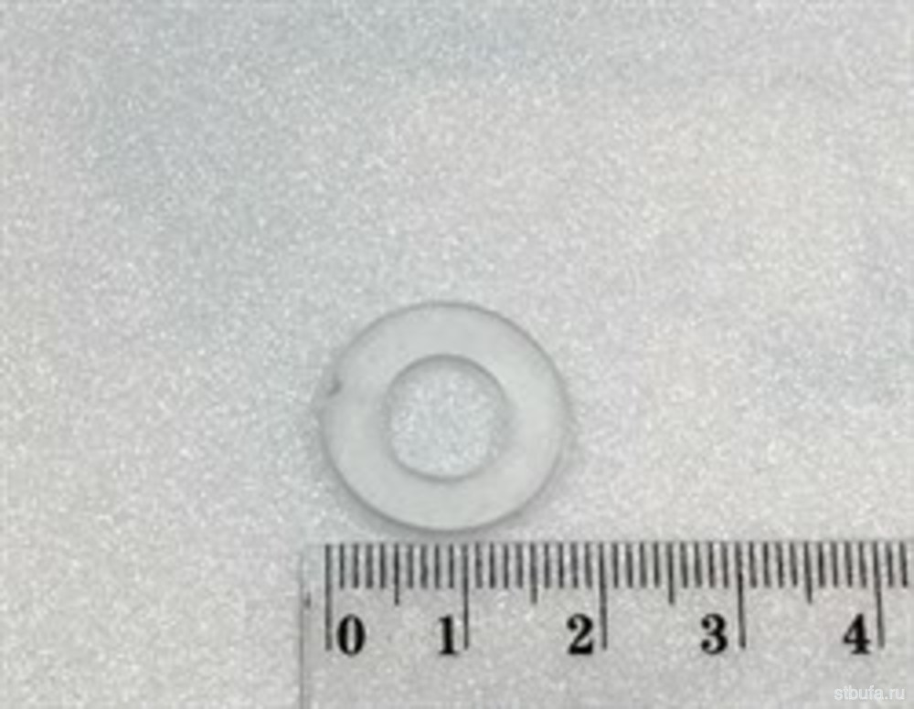 Прокладка силиконовая из прозрачного ПВХ 1\2" (10,5*19*2 мм.) САНТЕХКРЕП (цена за уп.100шт)